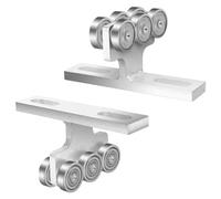 FILFEEL Ensemble de Chariot à 6 Roues pour Palan électrique, capacité de 255KG, Compatible avec Canal de Jambe de Force De-5/8 Pouces, 2 Pièces