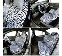 FILFEEL Ensemble de Housses de Voiture et de Volant, Motif de Luxe, 12 Pièces, pour Un Relooking élégant du Véhicule (comme montré)