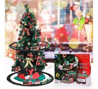 FILFEEL Ensemble de Jouets de Noël avec Lumières, Sons et Père Noël - Enfants de Vacances, Crée Une Ambiance Festive.