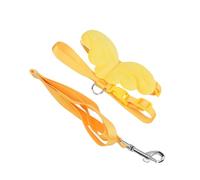 FILFEEL Ensemble Harnais et Laisse pour Canards, pour la Marche en Plein Air, Sangle de Poitrine pour Canards, Poules et Oies de Compagnie, Rouge M (M)