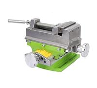 FILFEEL Étau de Presse Coulissant de 3 Pouces, Pince d'établi X Y à 2 Voies avec Coussinets en Silicone pour le Travail du Bois et des Métaux