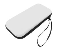 FILFEEL Étui de Transport 2 2025 - Sac de Rangement de Voyage de Protection Rigide en EVA pour 2 Consoles avec 12 Emplacements pour Cartes de Jeu, Contrôleur et Accessoire (White)