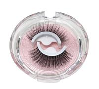 FILFEEL Faux Cils Auto-adhésifs, Extensions de Cils Longues Réutilisables, sans Doublure ni Colle Nécessaires, Aspect Naturel Imperméable avec Bande Adhésive Remplaçable pour de Plus (2)