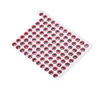 FILFEEL Fish Eyes for Lures Sticker, Lure Eyes Sticker Fishing Fishing avec 100 Faux Yeux 0.3 Pouces de Pêche 3D Super Simulation pour Divers Appâts de Bricolage et Adhésifs (Rouge)