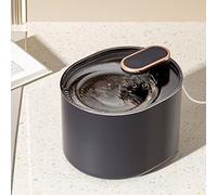 FILFEEL Fontaine Automatique pour Animaux de Compagnie avec Moteur électrique Silencieux de Grande capacité pour Chats et Chiens - Système à 3 Couches (Bleu violacé)