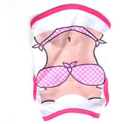 FILFEEL Gilet sans Manches de Couleur Vive pour Animaux de Compagnie, Haut Confortable et Respirant pour Chiens de Petite et Moyenne Taille comme Teddy Bichon de Poméranie (Bikini S, 20g/0.7oz)