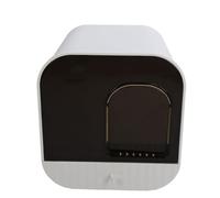 FILFEEL Grand Bac à Litière pour Chat fermé avec Portes Battantes à Double Sens, Pelle et Pack de Charbon Actif, Nettoyage Facile pour Garder L'air Frais (White)