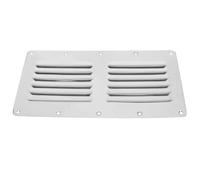 FILFEEL Grille d'aération à Persiennes pour Bateau pour Yachts et Camping-Cars - Grille de Ventilation Marine en Acier Inoxydable 304 Antirouille avec Vis, 230 X 125 Mm (230mm*115mm)