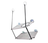 FILFEEL Hamac pour Chat, Installation Suspendue à Double Couche, avec Ventouse Forte, Perchoir de Fenêtre Souple pour Chats (Gray)