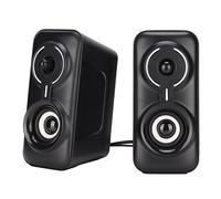 FILFEEL Haut-Parleur Filaire de Bureau RGB, Caisson de Basses avec Pilotes 3W, Casque, compatibilité USB pour Les Jeux et la Musique