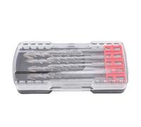 FILFEEL Jeu de Forets Dentelés 10 Pièces - Forets de Maçonnerie à Tige Hexagonale de /4 Pouces pour Béton, Carrelage, Verre, Brique, Bois - 4 Mm à 12 Mm de qualité Professionnelle - Pointe de Lance