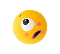 FILFEEL Jouet Amusant en Latex pour Chien Qui Couine pour Un Jeu Interactif - Son Doux de Chiot avec Un Design Amusant - pour Petits Chiens (Yellow)