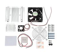 FILFEEL Kit de Système de Refroidissement Thermoélectrique Peltier avec Module TEC1-12706 et Ventilateurs pour Applications de Semi-conducteurs
