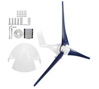 FILFEEL Kit Générateur d'énergie éolienne 1 200 W avec 3 Pales pour Le Chargement Domestique, Marin et Hors réseau. (Blue #18)