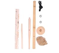 FILFEEL Kit pour Faire du Feu Forage en Bois de Secours en Bois de Perçage de Secours d'outil de Feu Extérieur Faisant Le Kit de Démarreur de Feu d'Allumage pour Le Camping Survie