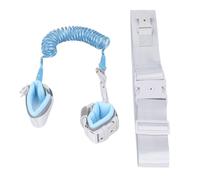 FILFEEL Laisse Bleue pour Tout-petit avec Verrou - 5,1 Cm - Lien de Poignet Perdu et Harnais Réfléchissant pour les Voyages en Plein Air (BLUE)