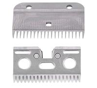 FILFEEL Lames de Tondeuse à Cheval en Carbure, 21 Dents de Remplacement pour Le Toilettage des Animaux, pour Chevaux, Bovins et Chèvres, 2 Pièces