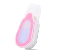 FILFEEL Lampe à Clip Magnétique Haute Visibilité Lampe à Pince pour Collier de Course de Nuit Lampe à Pince en Silicone Mini Projecteur Portable Lampe de Secours Électronique intégrée (Rose)