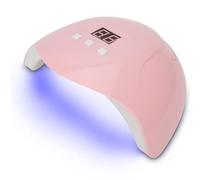 FILFEEL Lampe UV LED Ongles Gel, Sèche-Ongles Gel Vernis À Ongles 54 W Lampe de Polymérisation UV Outil de Manucure Professionnel pour Nail Art avec Réglage de Minuterie 30 s 60 s 90 s (Rose)