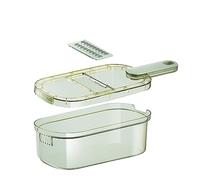 FILFEEL Légumes en Acier Inoxydable 304 avec 3 Lames - Hachoir Transparent pour Pommes de Terre et Légumes, Design Compact pour une Utilisation Effort (3 lames)