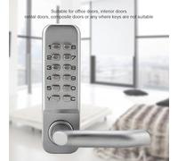 FILFEEL Lock codé de sécurité de Mot de Passe Strong Alliage de Zinc Con Pratique du Code de Code 1 à 11 Chiffres Cam Cam Door Lock pour les Portes Intérieures de Bureau, Manuel Anglais Inclus