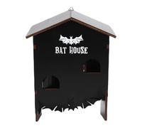 FILFEEL Maison en Bois Résistante aux Intempéries à 3 Chambres pour Une Utilisation en Extérieur - Abri en Buis pour Jardin, Terrasse et Arrière-Cour - Prend en Charge jusqu'à 100 Chauves-Souris