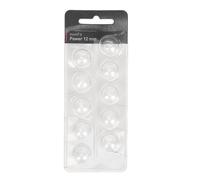 FILFEEL Manchons à Double Couche, Tympan fermé, Amplificateur de Son, Embouts en Dôme avec Silicone Antistatique pour Aide Auditive MiniFit Power (12mm)