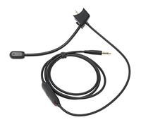 FILFEEL Microphone à Perche avec Contrôle pour Casques de Jeu - Câble de Réduction du Bruit Compatible avec QC35 QC35 II