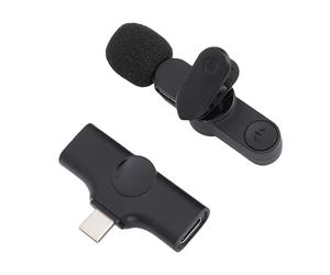 FILFEEL Microphone Lavalier 2,4 GHz avec Réduction du Bruit - pour Enregistrement Vidéo, Streaming en Direct, Vlogging et Interviews - 20 M, Batterie 8 à 10 Heures, et Esquive en Temps Réel - Compati