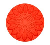 FILFEEL Moule Réutilisable en Caoutchouc pour Pas Japonais Tournesol en | Construction en Caoutchouc Réutilisable, Motif de Tournesol en Relief, Démoulage Facile, Convient au Ciment, au Gypse,