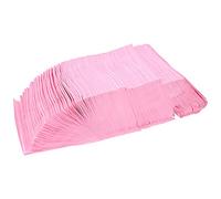 FILFEEL Nappes Jetables, Couverture de Table D'examen avec Papier de Pâte de Bois, pour Salon de beauté, Bricolage, 125 Pièces (Rosâtre)