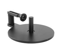 FILFEEL Outil de Collage de Pneus de Voiture RC - Aide à la Cimentation de Pneus en Métal pour Camions à l'échelle 18 à 8 - Rouleau de Pression et Colonne Centrale pour Une Adhérence Uniforme (Black)