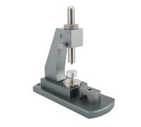 FILFEEL Outil de Presse Professionnel pour Boîtier Arrière de Montre - Ferme-boîtier Oyster à Vis avec 4 Têtes de Presse en Métal Interchangeables et Support pour Horlogers