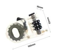 FILFEEL PadlockBox LockCloset LockPad LockCodes LockCombination Lock Cadenas à Combinaison à 3 Chiffres Serrure de sécurité en Alliage de Zinc pour Valise Tiroir Boîte à Outils Armoire de Rangement