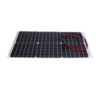 FILFEEL Panneau Solaire Monocristallin Semi-flexible 30 W 18 V - IP65 pour Camping-car, Serre, Utilisation Hors Réseau - Module Solaire Portable Léger Compatible 12 V