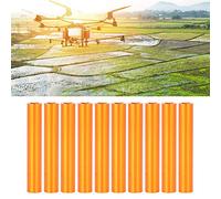FILFEEL Paquet de 10 Entretoises Rondes en Aluminium M3x30 pour Drones et Quadricoptères, Attaches Orange
