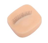 FILFEEL Paupières de Remplacement en Silicone pour la Pratique des Extensions de Cils avec Boîte de Rangement - Extensions de Cils Paupières (Oeil gauche)