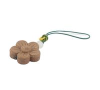 FILFEEL Pendentif de Bon Augure sculpté à la Main - Porte-clés Porte-Bonheur Feng Shui en Forme de Fleur avec Poudre d'encens d'aromathérapie pour Bureau, Voiture, Maison - Richesse et prospérité