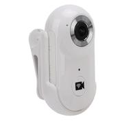 FILFEEL Petite Caméra Portable pour Animaux de Compagnie, Enregistrement Photo et Vidéo pour Chien et Chat, en Cours D'exécution, expédié sans Carte Mémoire (White)