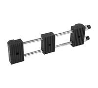 FILFEEL Pièce de Pointeur de Couteau, Porte-Pierre d'aiguillage du Support de Pierre d'aiguise en Fer chromé Fer à Plateau + Silicone 11,4 * 2,8 * 1,2 Pouces n'importe Quelle Taille de Toute