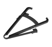 FILFEEL Pied à Coulisse de Graisse Corporelle, Outil de Mesure des Plis Cutanés en Matériau ABS avec échelle Facile à Lire pour le Suivi de la santé Physique (BLACK)