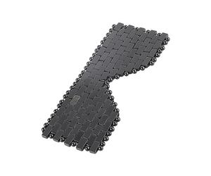 FILFEEL Pierre de Jade pour le Refroidissement des Yeux, Traitement du Froid, Masseur pour les Yeux Gonflés, Relaxation, Aide au Sommeil, Matériau en Jade, 8,2x3,7 Pouces (Obsidienne)