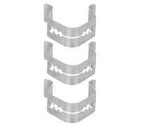 FILFEEL Pince de Sonde Barbecue, Support en Acier Inoxydable à 3 Trous | Support de Thermomètre pour Gril, Acier Inoxydable Résistant à la Chaleur, Ustensile de Cuisine, Compatible Four, Lot de 3