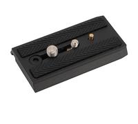 FILFEEL Plaque de Dégagement Rapide de Caméra avec Vis de 4 Pouces et 3/8 Pouces, Plaque de Montage Universelle en Alliage d'aluminium pour Tête Fluide S4