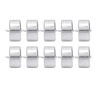 FILFEEL Poids Métalliques avec Crochets, 10 Pièces, 50g, pour Enseigner les Expériences Physiques dans les écoles, et Portables