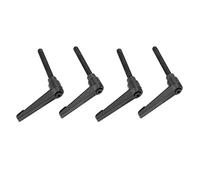 FILFEEL Poignées de Levier de Serrage, Bouton à Cliquet Réglable Handle de Fixation en Acier Inoxydable 4pcs Boucles de Machine M6 M6 (Longueur de vis 50 mm)