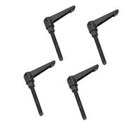 FILFEEL Poignées de Levier de Serrage, Bouton à Cliquet Réglable Handle de Fixation en Acier Inoxydable 4pcs Boucles de Machine M6 M6 (Longueur de vis 25 mm)