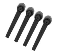 FILFEEL Poignées de Machine Réglables en Acier Inoxydable 4 Pièces, Boutons à Filetage Femelle avec Design, pour Machines D'emballage, équipement de Soudage, (Filetage intérieur M5 (longueur du