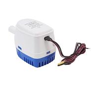 FILFEEL Pompe de Cale Automatique 24 V avec Interrupteur - Pompe Submersible DC Multifonctionnelle à Impact pour Bateaux et Aquariums (24V)