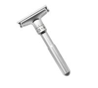 FILFEEL pour Hommes Poignée Manuelle Double Outil de Barbier Traditionnel Kit Humide pour Peau Sensible Rasage de Près Conception Professionnelle Poignée Ergonomique Support en Acier Inoxydable